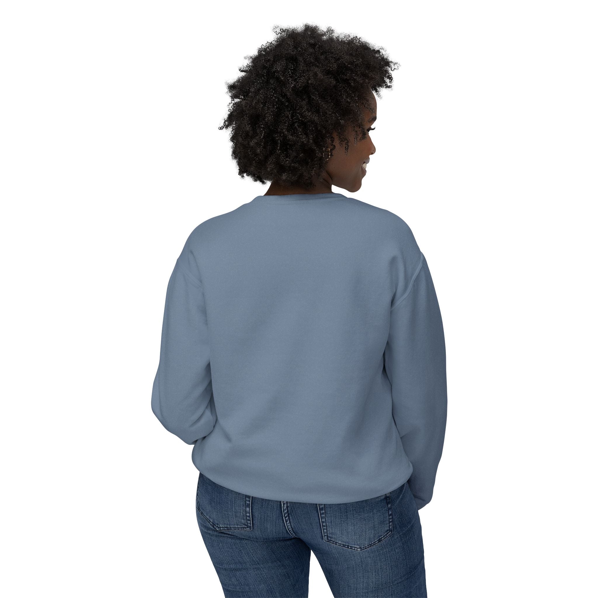 Patriotic Eagle Crewneck Sweatshirt — American Flag Bald Eagle Design