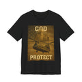 God Protect Military Helicopter T‑Shirt