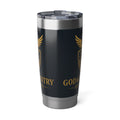 God & Country 20oz Stainless Tumbler — Patriotic Vagabond Travel Mug